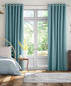 Màn cưa ngủ chống sáng giá rẻ màu xanh đẹp