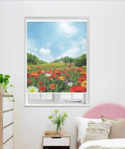 Rèm in tranh phòng ngủ chống nắng cao cấp