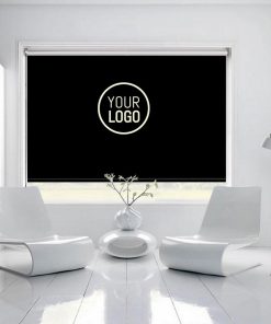 Rèm cuốn in nhãn hiệu logo công ty