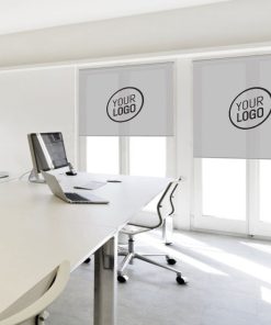 Rèm cuốn chống nắng in Logo cho văn phòng