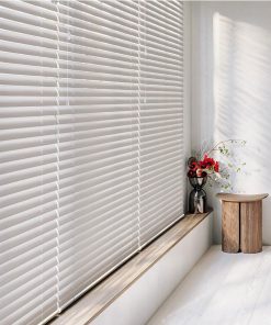 Rèm sáo nhôm trắng cản sáng chống nắng